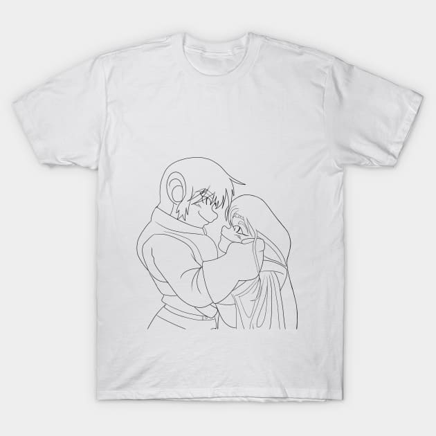 parn and deedlit embracing line version T-Shirt by Aat8 